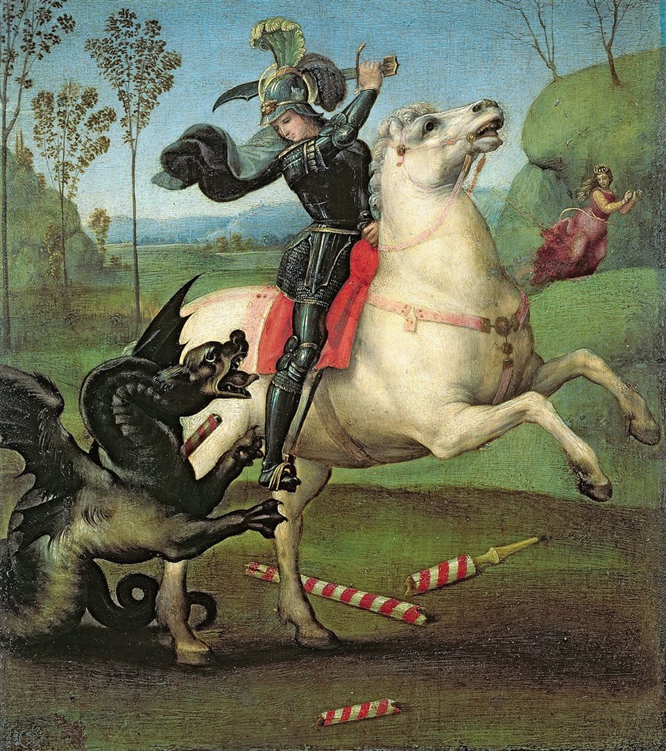 Sant Jordi 2025: La leyenda de San Jorge y el dragón