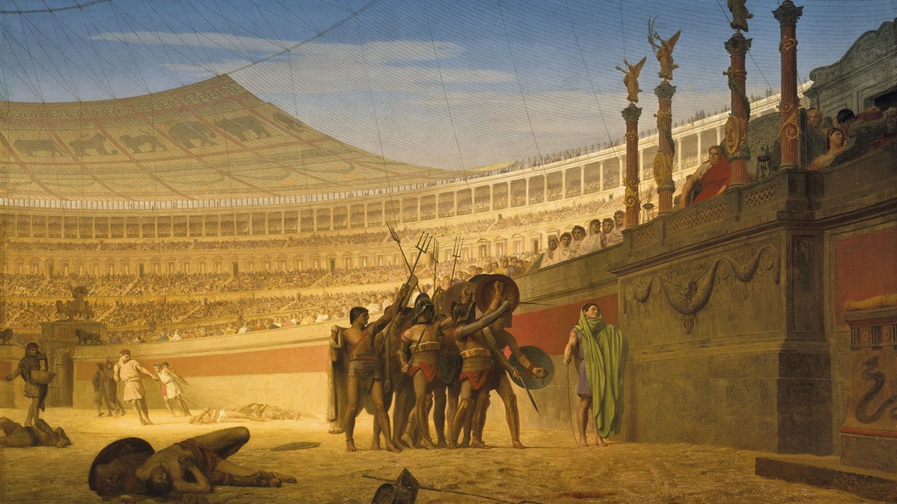 El Coliseo de Roma, gladiadores y luchas de fieras