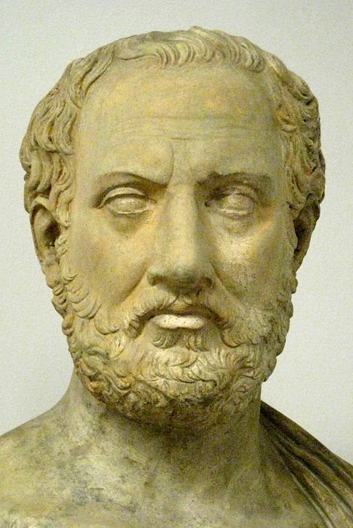 Busto de Tucídides.