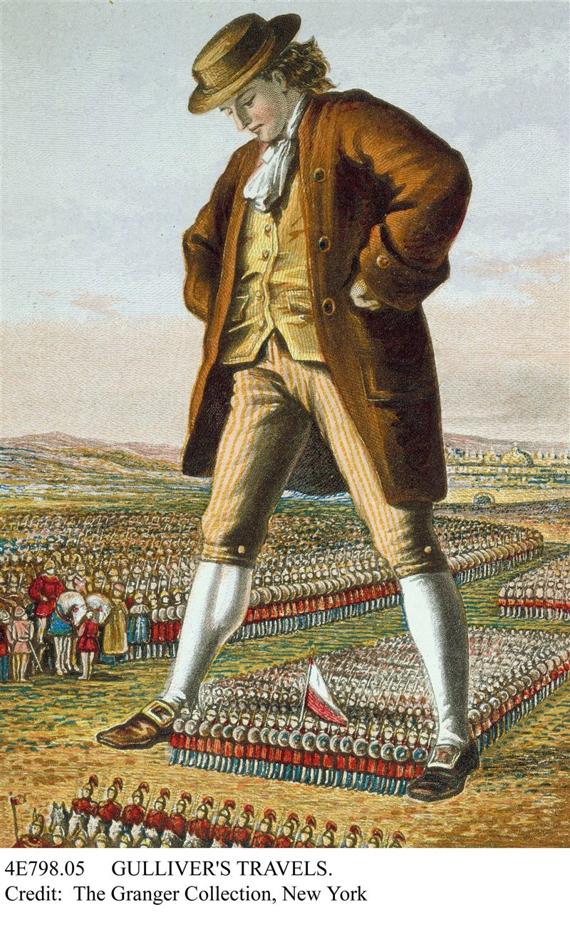 Jonathan Swift, autor de "Los viajes de Gulliver"
