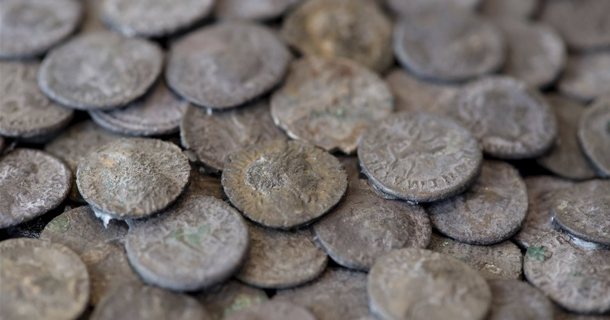 Encuentran más de 5.500 monedas romanas de plata en Alemania