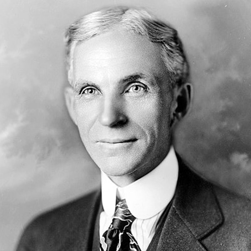 Retrato de Henry Ford tomado alrededor el año 1919.