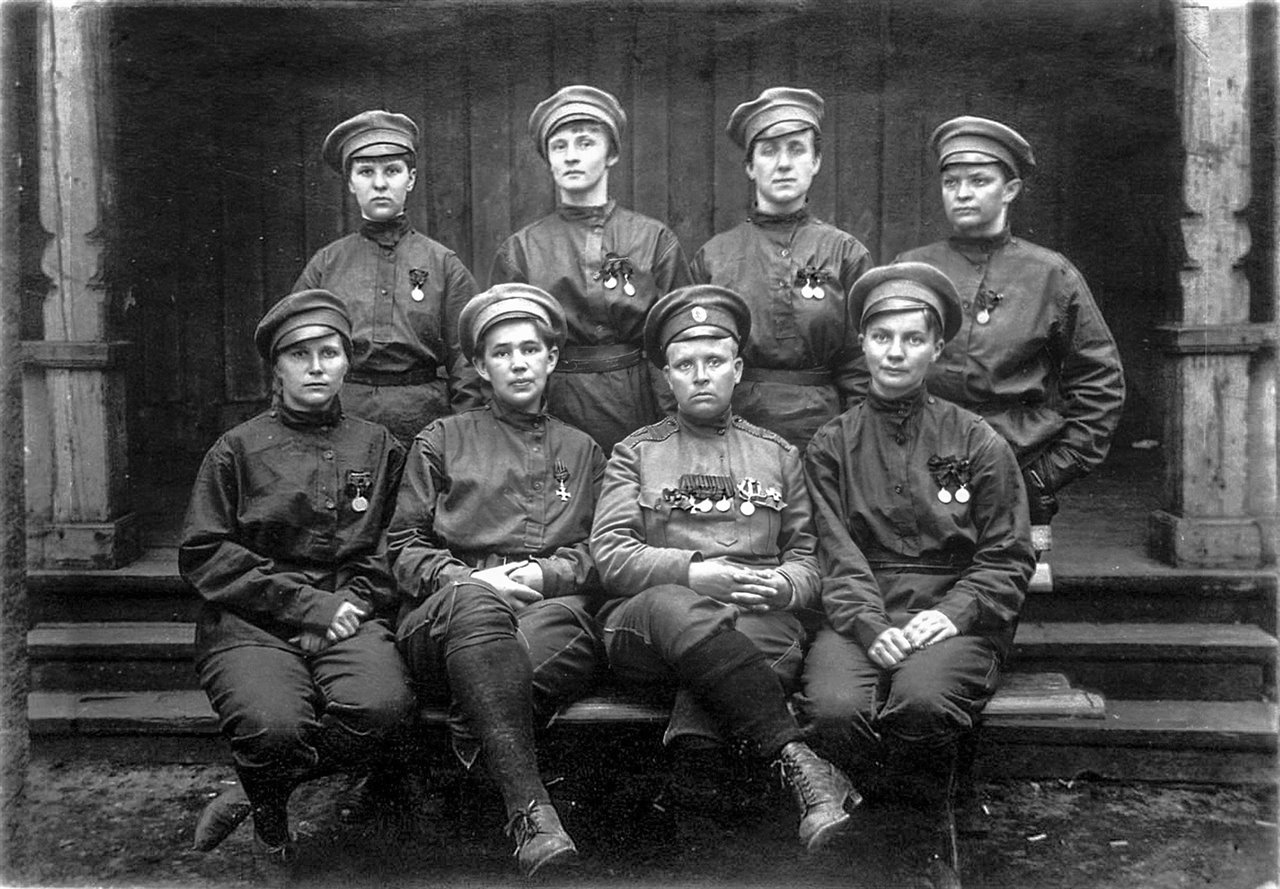 El batallón ruso formado por mujeres que luchó en la primera guerra mundial