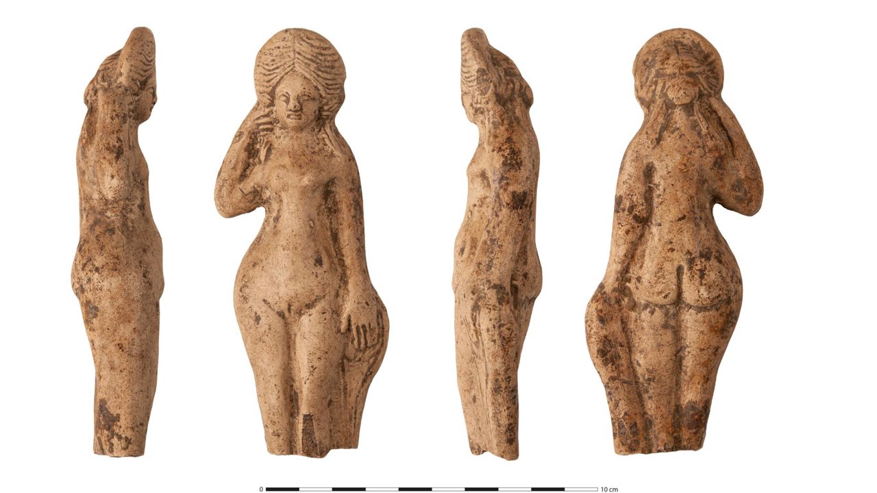 Descubren una Venus de terracota en un antiguo basurero galorromano del siglo II d.C.