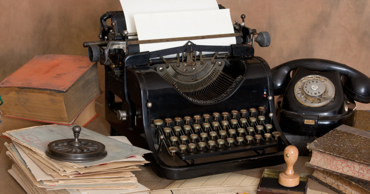 La máquina de escribir se pone a la venta