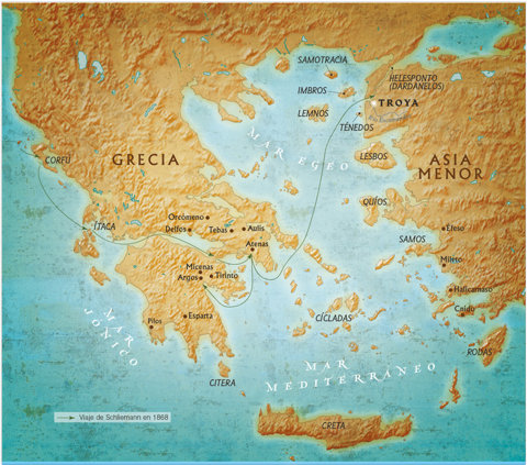 Troya, el tesoro del Mediterráneo que reveló Schliemann