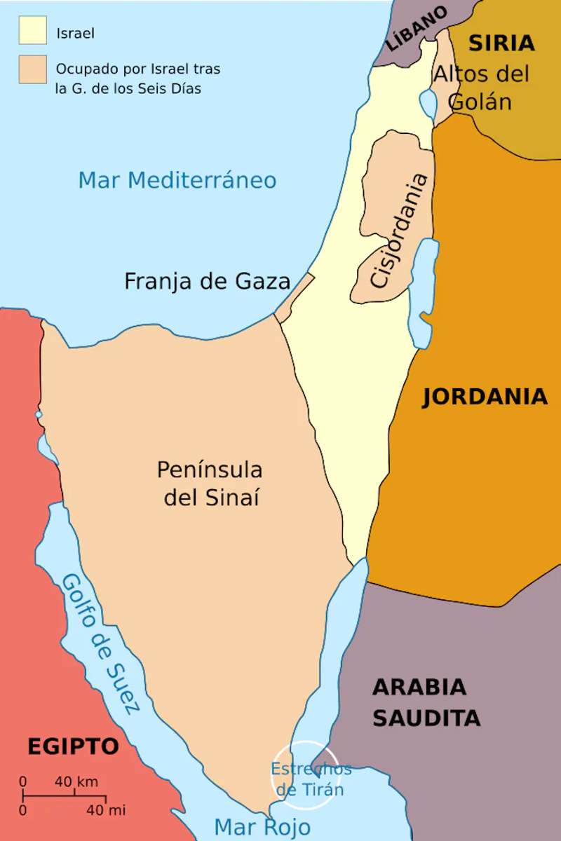 De David a Goliat: cómo Israel ha ido ganando territorios desde 1948