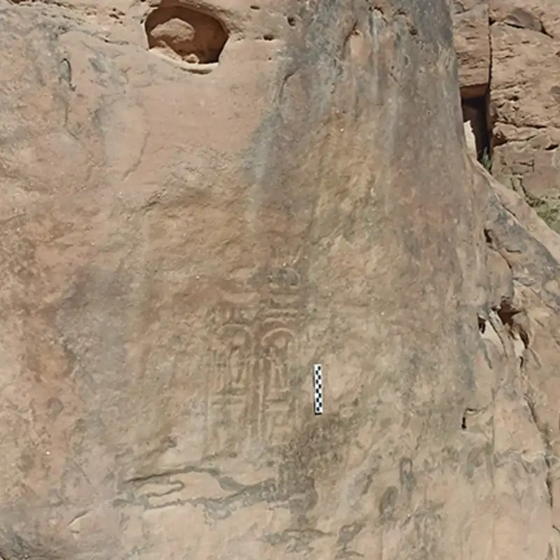 Descubren una inscripción con el nombre de Ramsés III en Wadi Rum, en Jordania