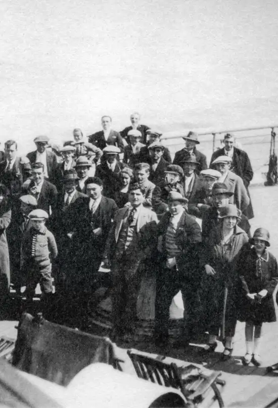 Emigrantes españoles tras el sueño americano