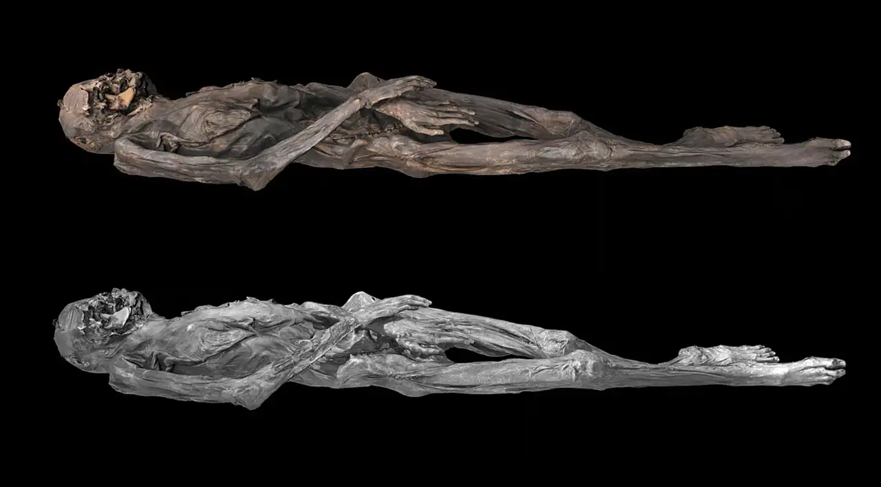 Reconstruyen los tatuajes de una momia de 2.000 años de antigüedad