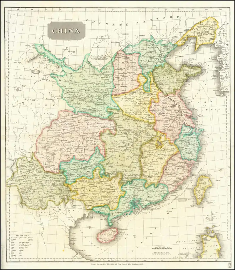 1815 map of China