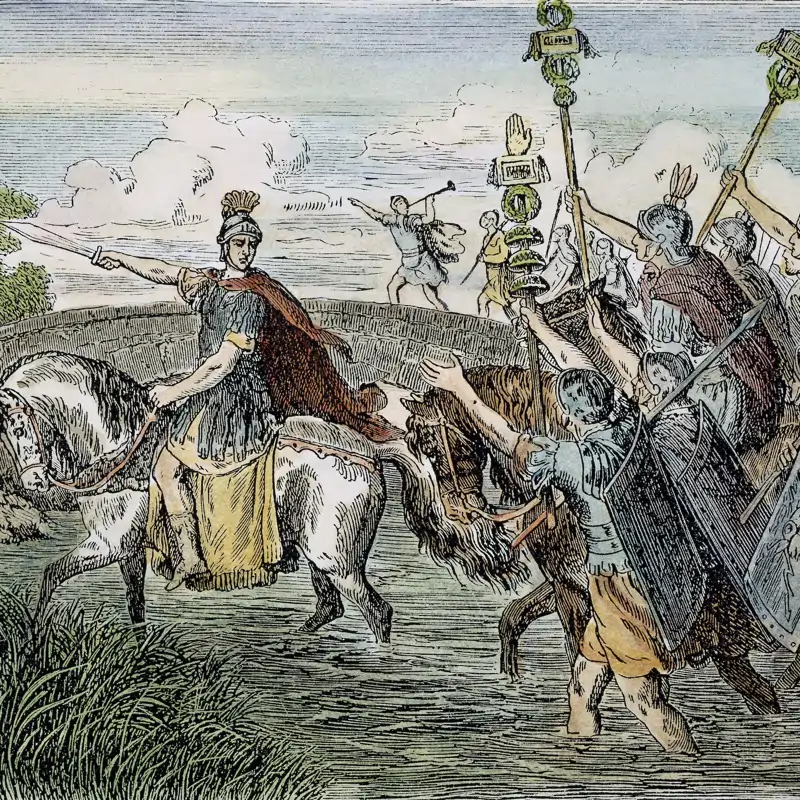 Acabo de cruzar el Rubic&oacute;n junto a Julio C&eacute;sar: "La suerte est&aacute; echada"