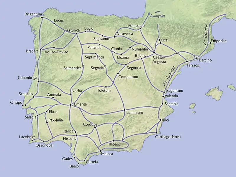 calzadas romanas España