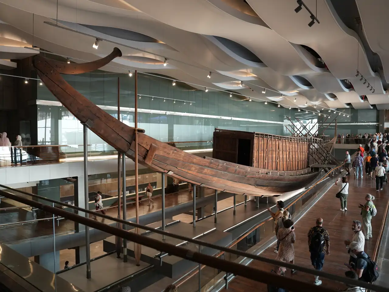 La barca solar de Keops, en el GEM