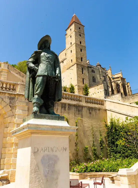 Estatua de d'Artagnan en Maastricht.